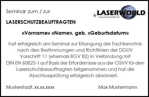 laserschutzseminar visitenkarte